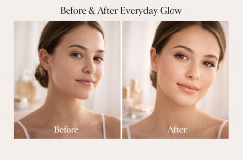beginner makeup look natural glow