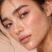 Close-up of natural glowing makeup look using a minimalist 6-product routine Image Title: